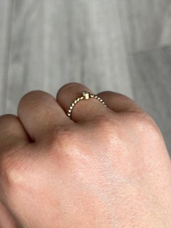 Vintage Diamond and 9 Carat Gold Solitaire Ring