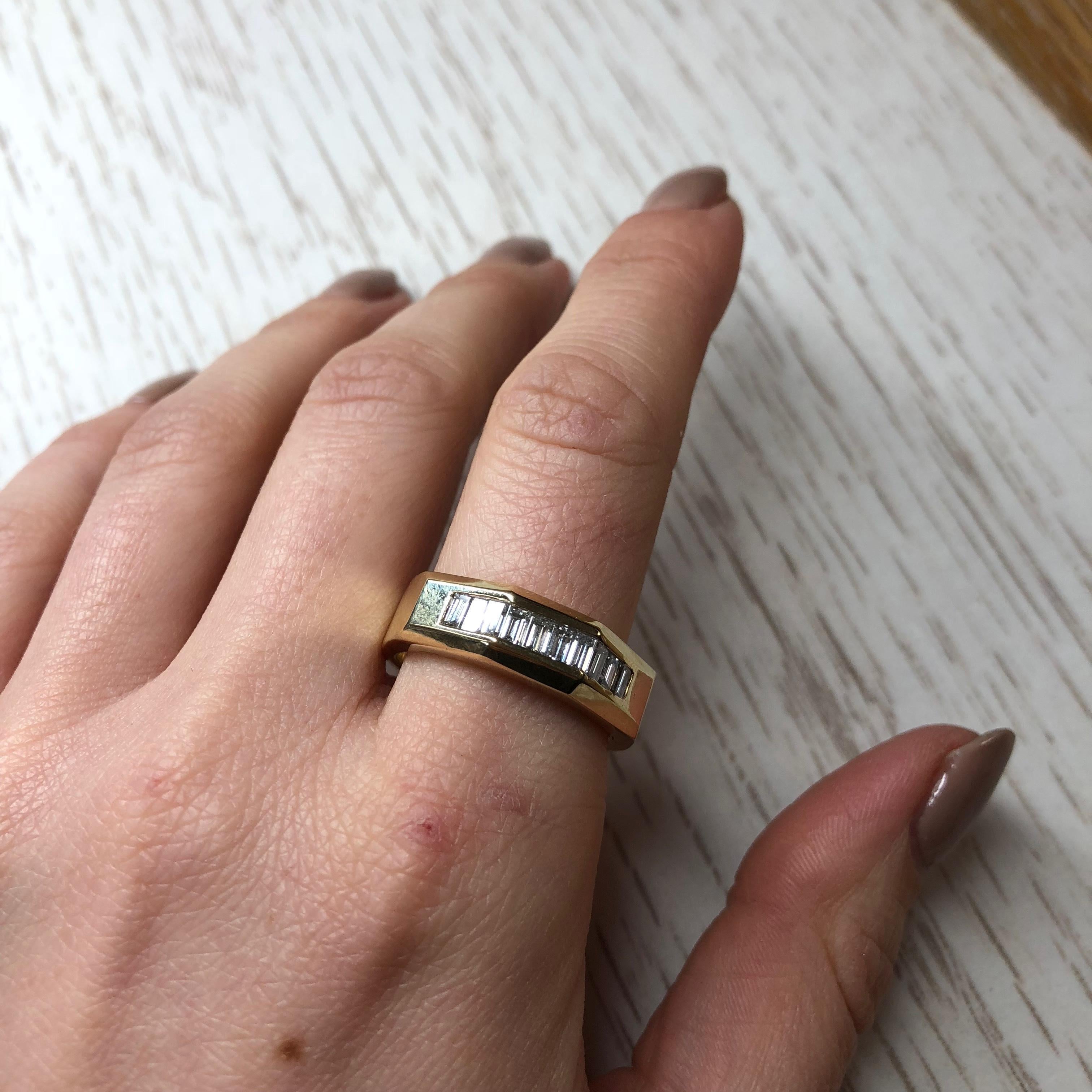 Vintage Diamond and Gold Ring 1