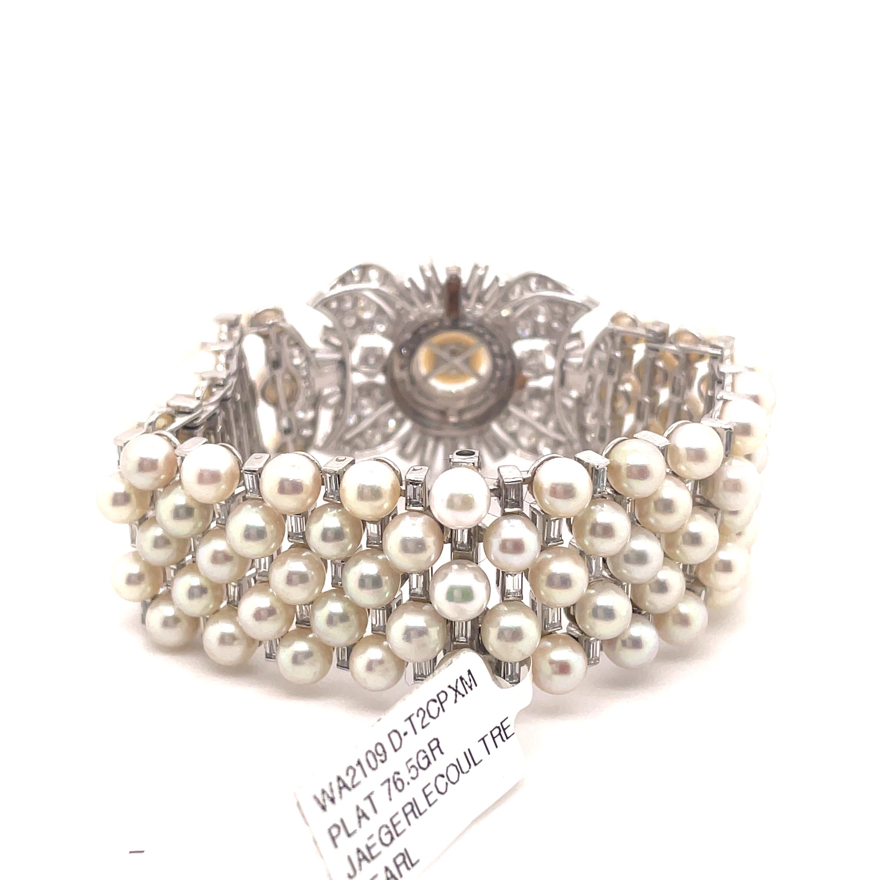 Vintage Diamond and Pear Bracelet Platinum Art Deco Style 1