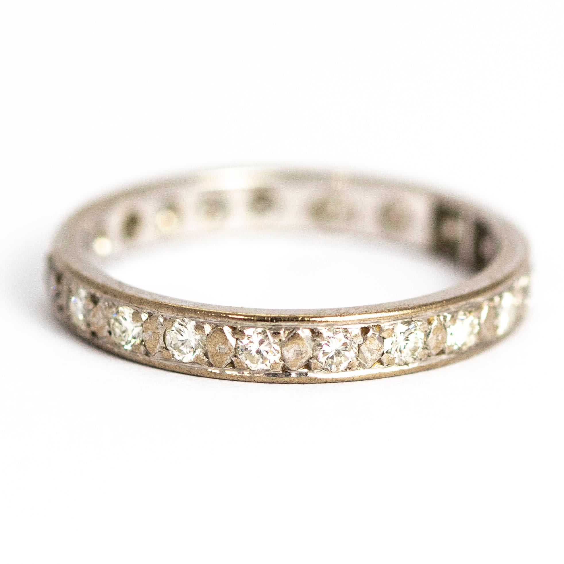 vintage diamond eternity band