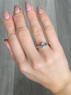 Vintage Diamond and Platinum Solitaire Ring