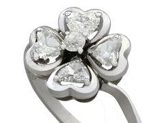 Vintage Diamond and White Gold Dress Ring, circa 1980