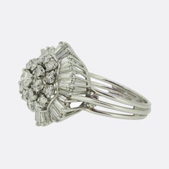 Vintage Diamond Ballerina Ring