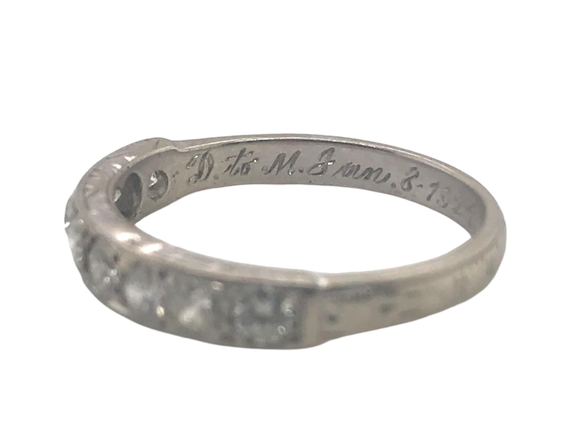 Women's Vintage Diamond Band January 8, 1924