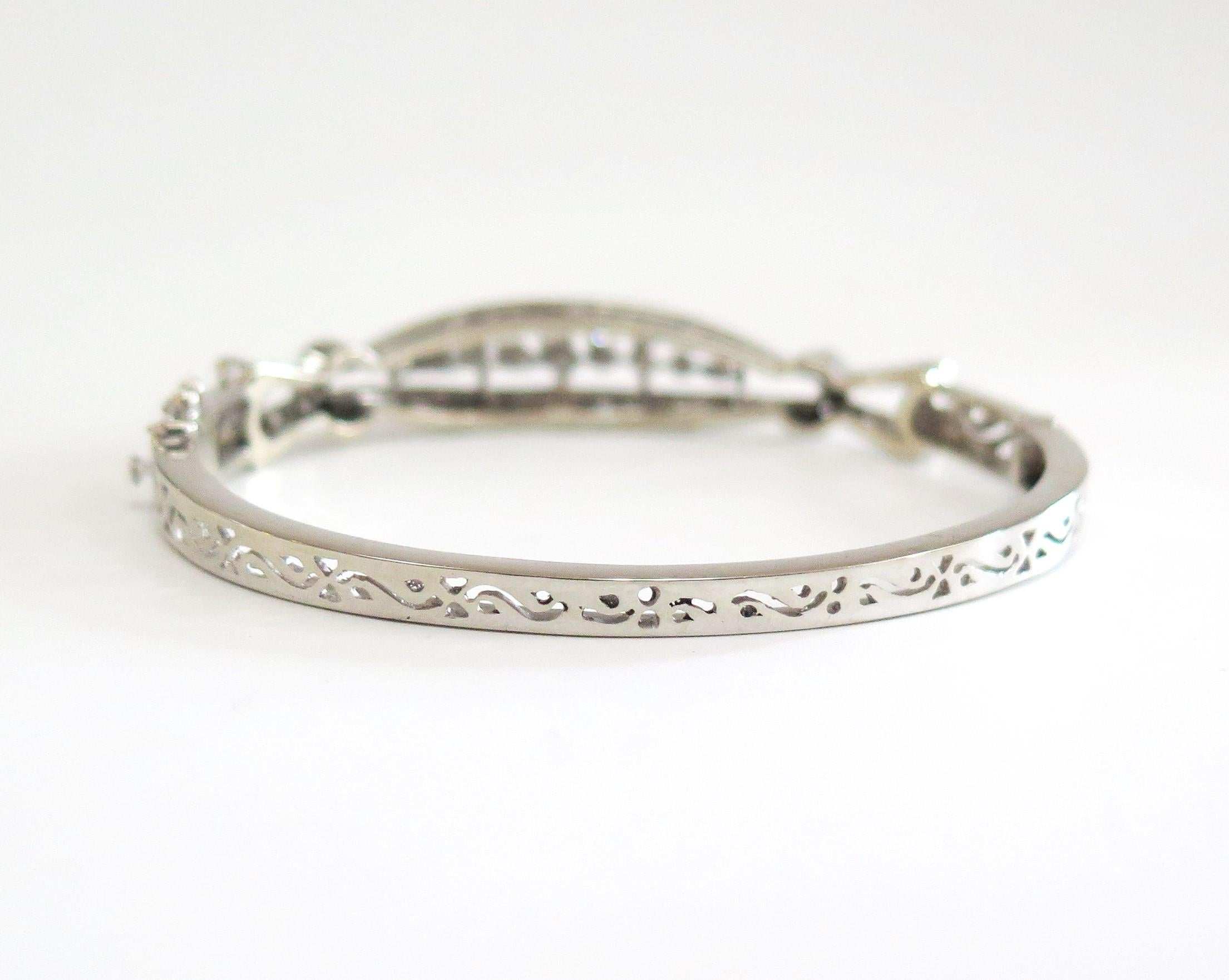 Women's Vintage Diamond Bangle Bracelet