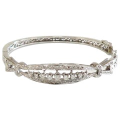 Vintage Diamond Bangle Bracelet Vintage Diamond Bangle Bracelet