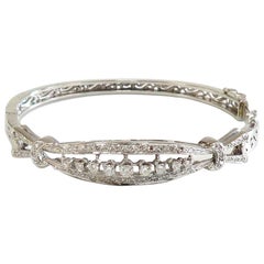 Vintage Diamond Bangle Bracelet