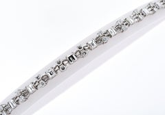 VIntage Diamond Bracelet in Platinum