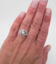 Vintage Diamond Bypass Ring