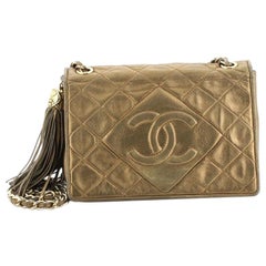 Vintage Diamond CC Flap Bag Quilted Lambskin Small