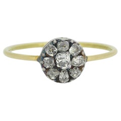 Vintage Diamond Cluster Ring