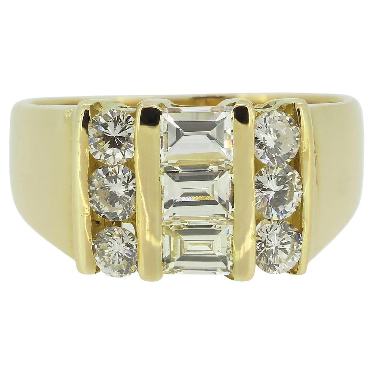 Vintage Diamond Cluster Ring