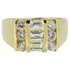 Vintage Diamond Cluster Ring