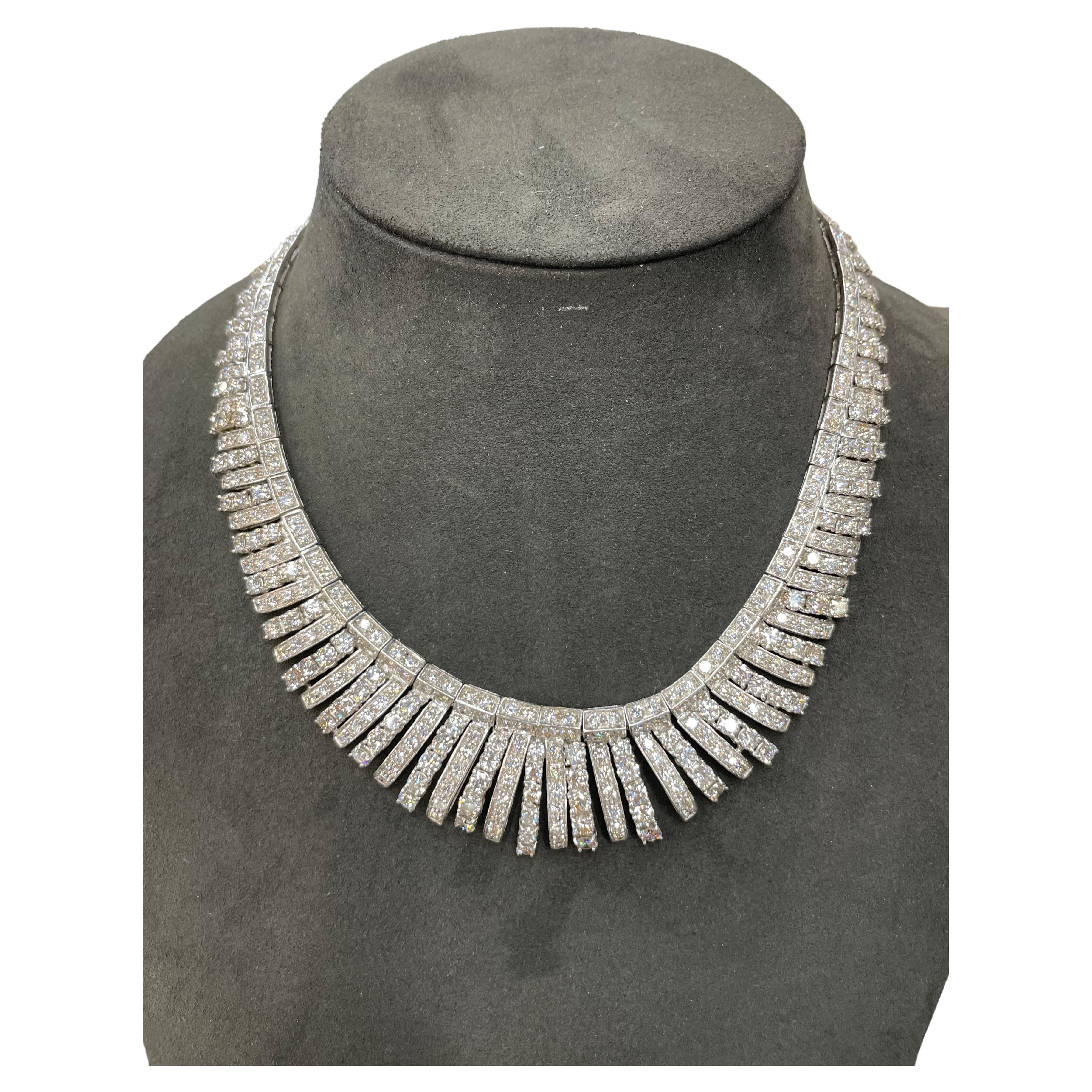 18k gold collar necklace