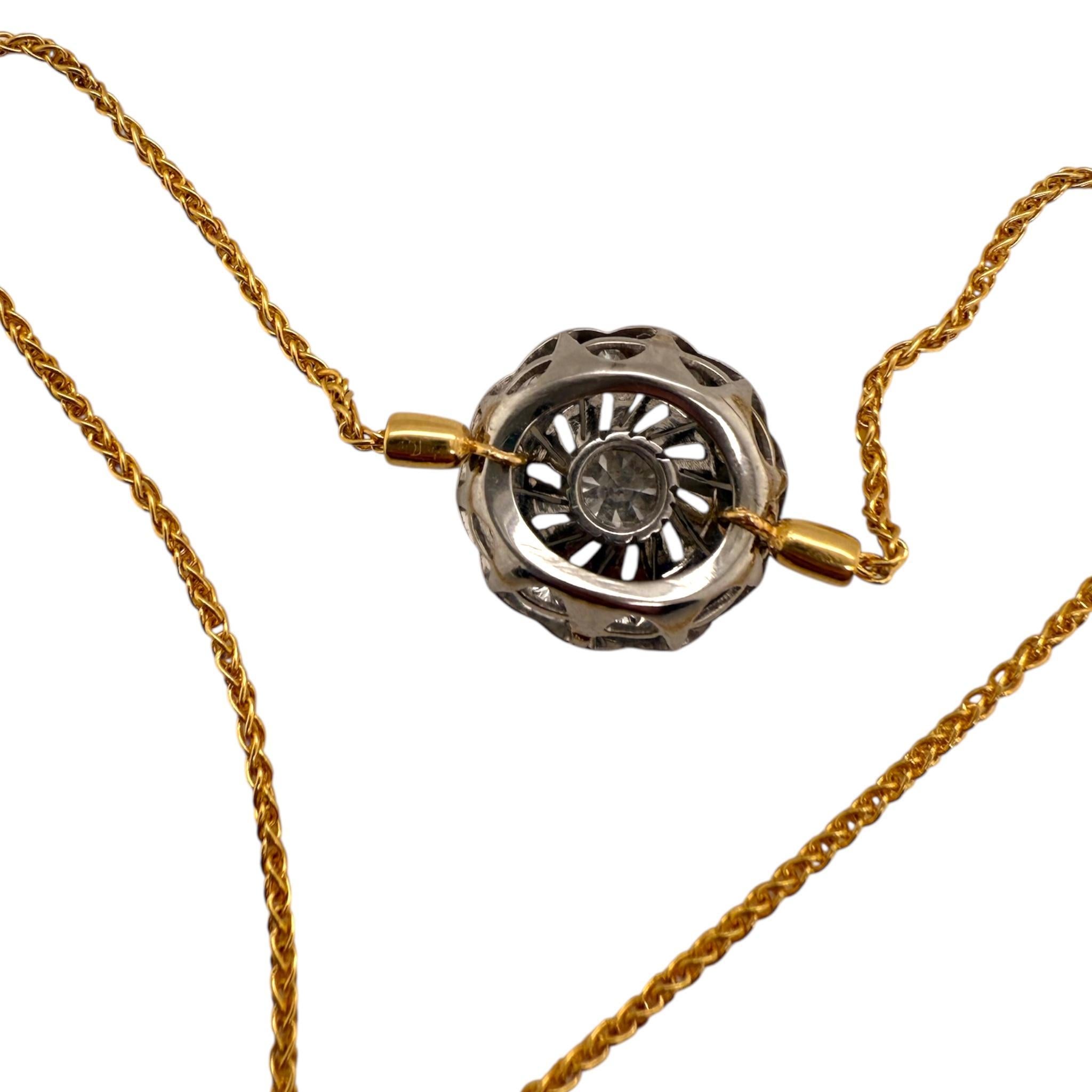 Bracciale stile Bolo con diamanti d'epoca in vendita 1
