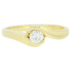 Vintage Diamond Crossover Ring