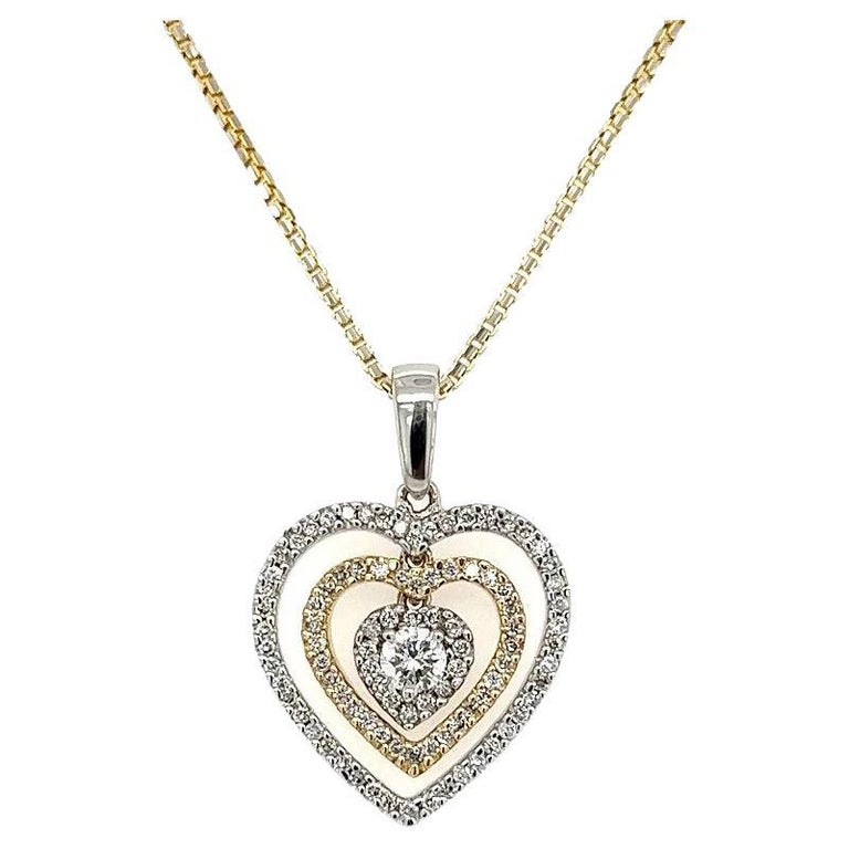 Pendentif Vintage Bicolore Bleu - Bijou Fantaisie Original Pour Femme