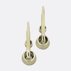 Vintage Diamant-Tropfen-Ohrringe