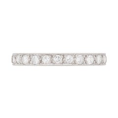 Vintage Diamond Eternity Ring, circa 1940s