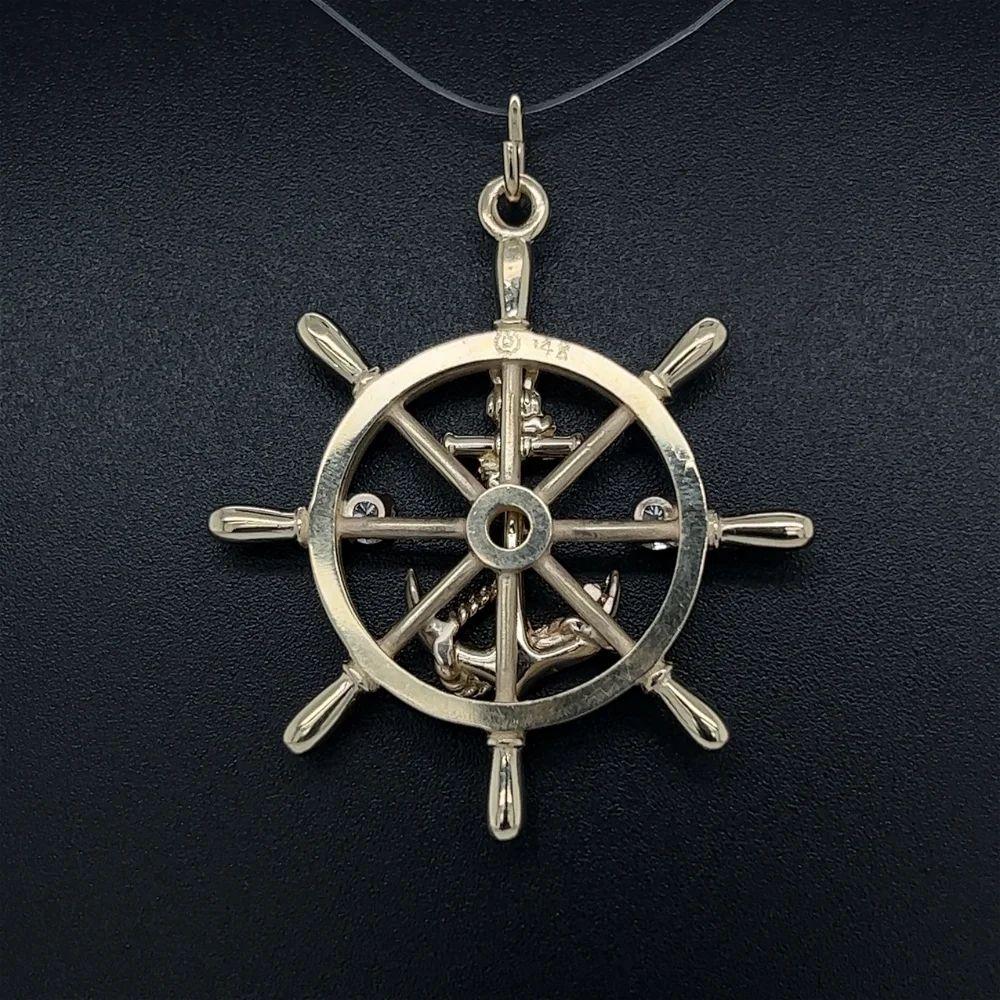 gold anchor pendant meaning