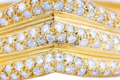 Bracelet vintage en or avec diamants