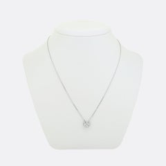 Vintage Diamond Heart Necklace