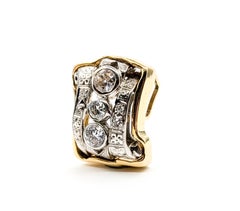 Vintage Diamant-Anhänger in 14k Gelbgold