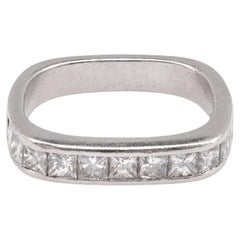 Vintage Diamond Platinum Wedding Ring