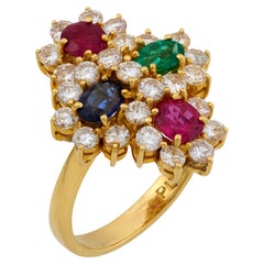 Saphir-Cluster-Ringe