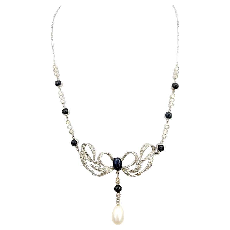 Antique Sapphire Necklaces - 5,161 For Sale at 1stDibs | vintage ...