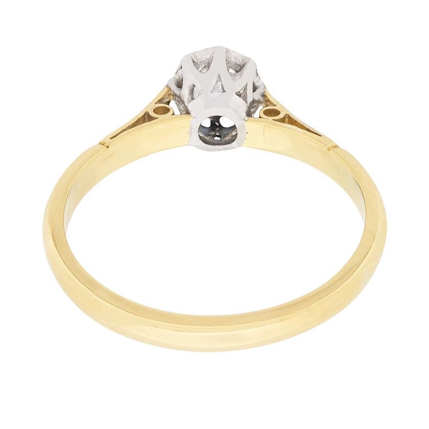 vintage diamond solitaire rings