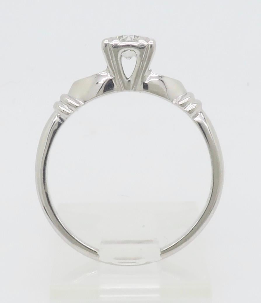Solitaire en diamant vintage en vente 8