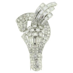 Vintage Diamond Spray Brooch