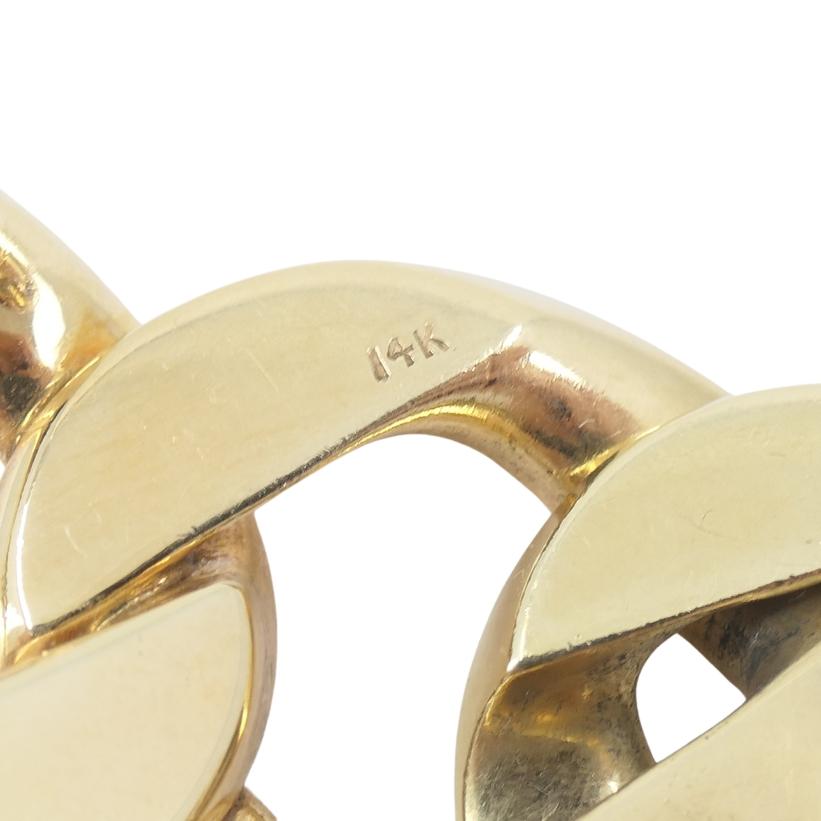 Reloj vintage de diamantes Betteridge Pulsera de cadena Curblink Oro 14k en venta 2