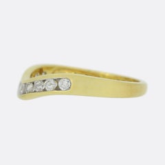 Vintage Diamond Wishbone Ring