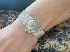 Vintage Diamonds 18 Carat White Gold Mechanical Watch