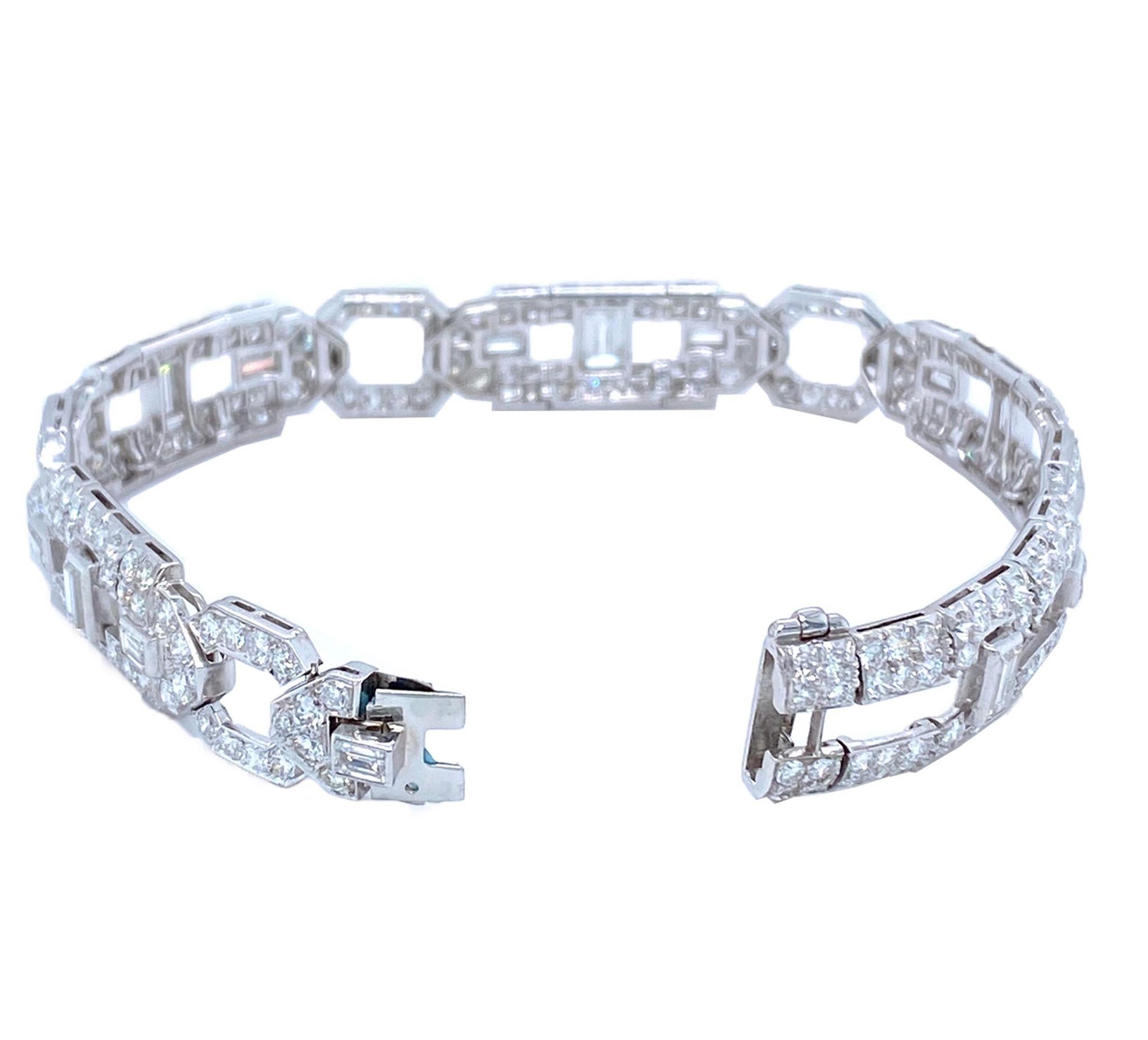 antique platinum bracelet