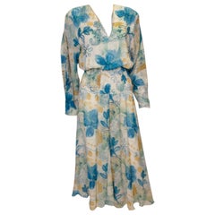 Vestido de seda vintage de Diane Freis