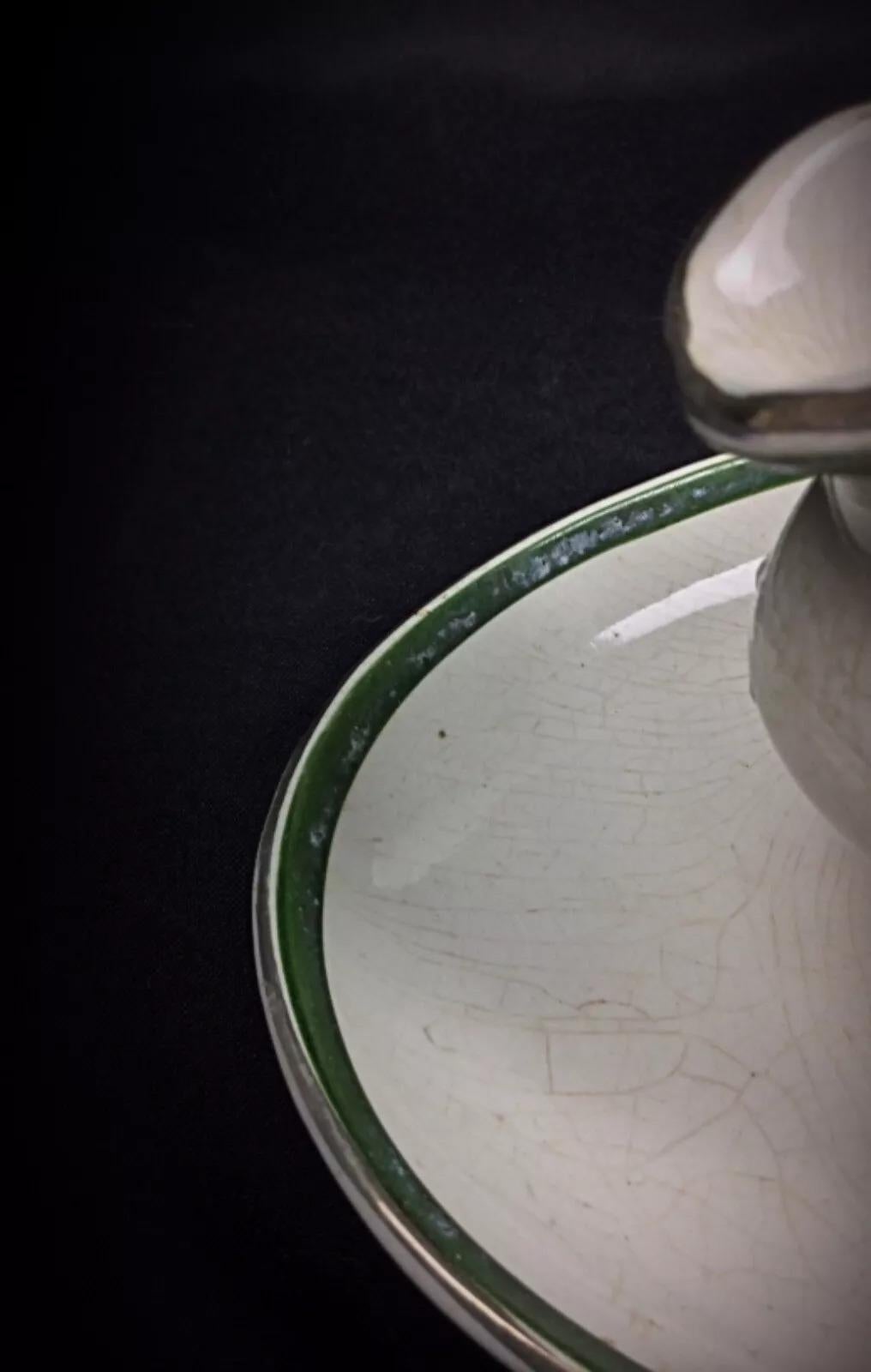 Vintage Digoin Sarreguemines Gravy Boat - Diseño floral - 2Y263 en venta 1