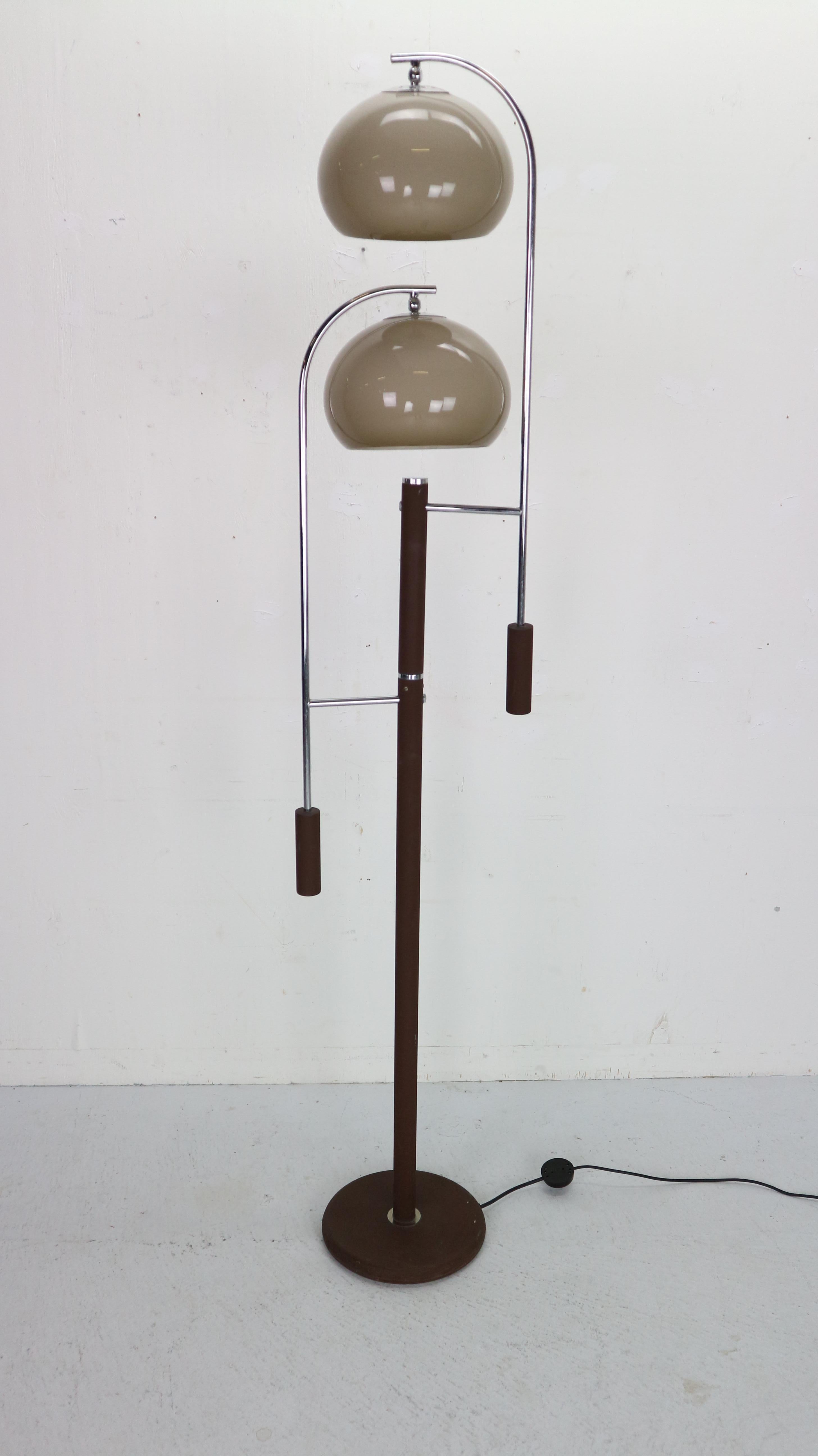 Mid-Century Modern Vintage Dijkstra Adjustable Floor Lamp, 1970s Netherlands