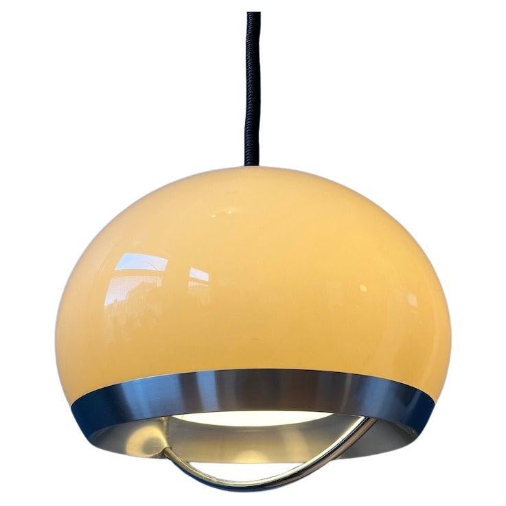 Vintage Dijkstra Guzzini Style Space Age Mushroom Pendant Lamp, 1970s