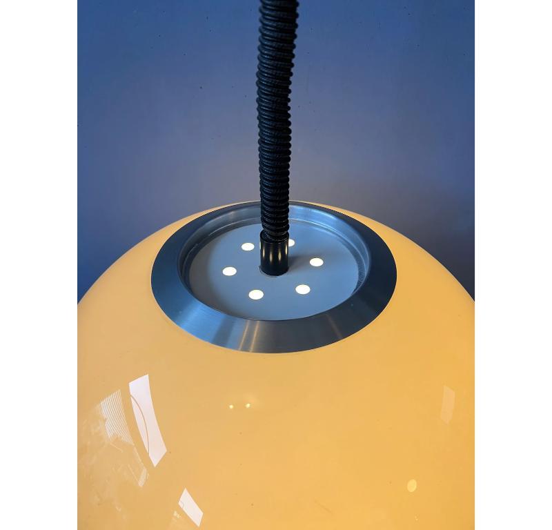 20th Century Vintage Dijkstra Pendant Light Retro Space Age Lamp Mid Century Modern, 1970s For Sale