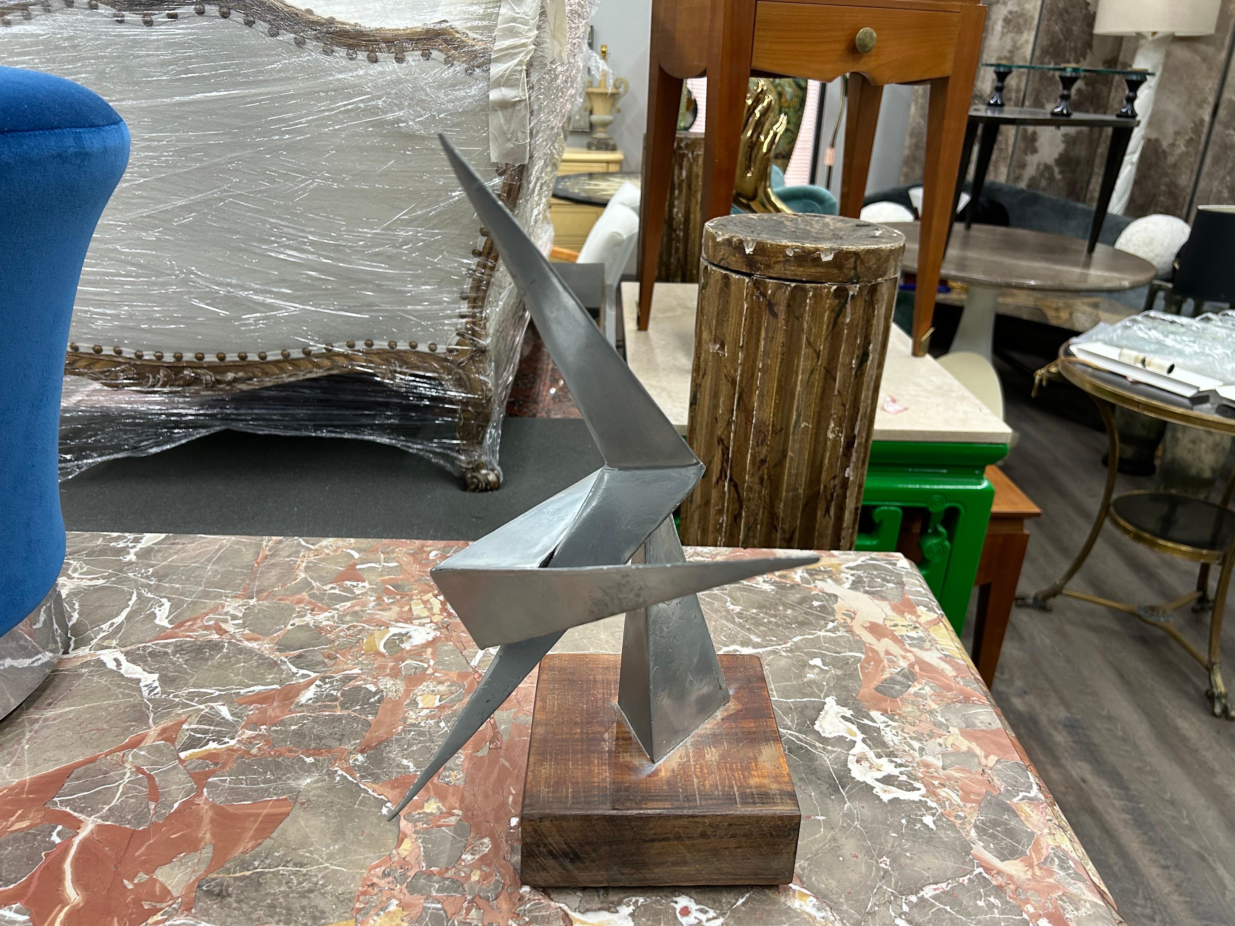 Mid-Century moderno Scultura astratta dimensionale vintage in vendita
