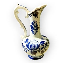 Vintage Diminutive Hand-Painted Delft Pitcher