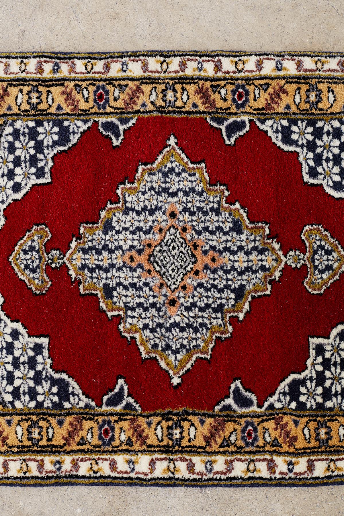 Persian Vintage Diminutive Tabriz Style Carpet Rug For Sale