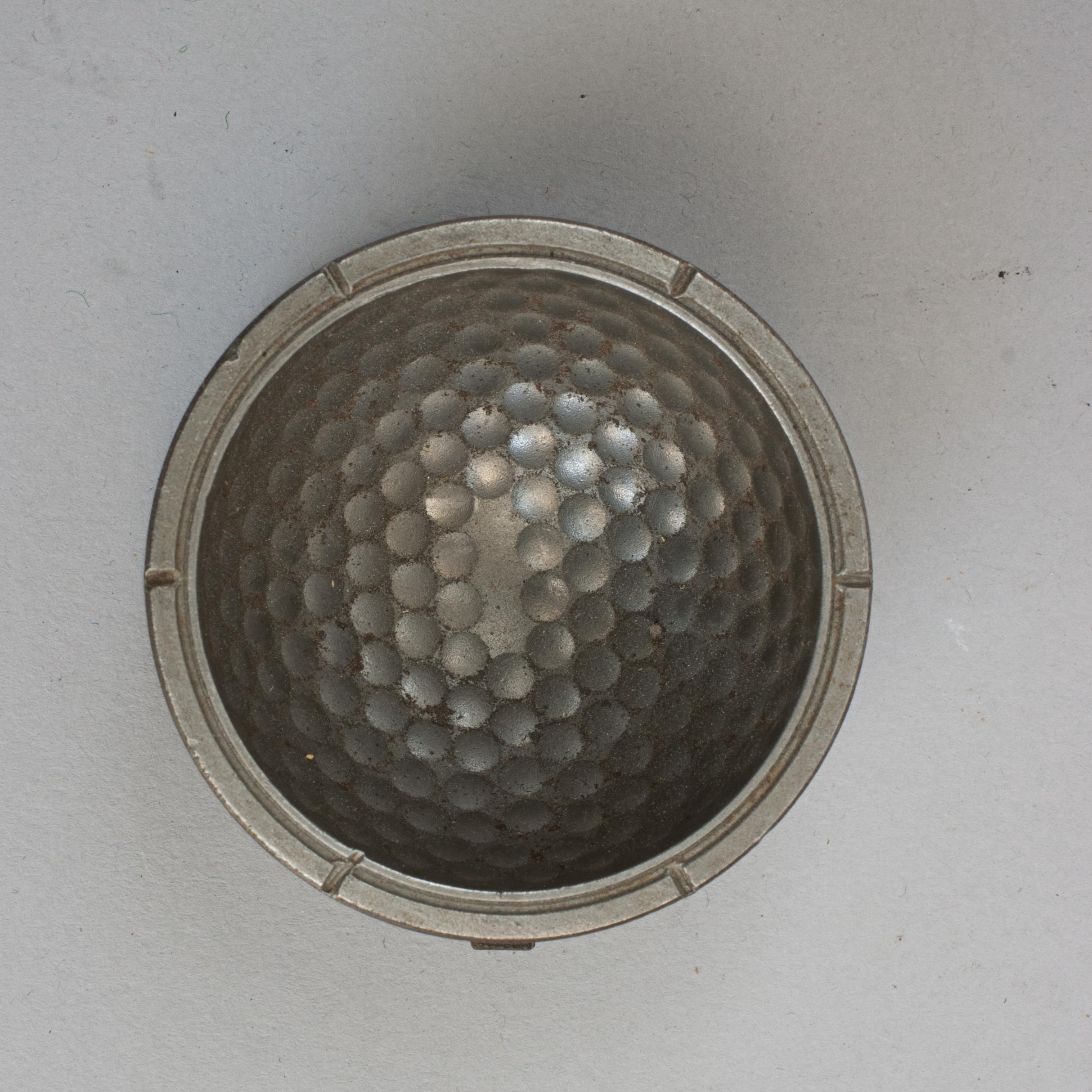 Mid-20th Century Vintage Dimple Pattern Golf Ball Mould. For Sale