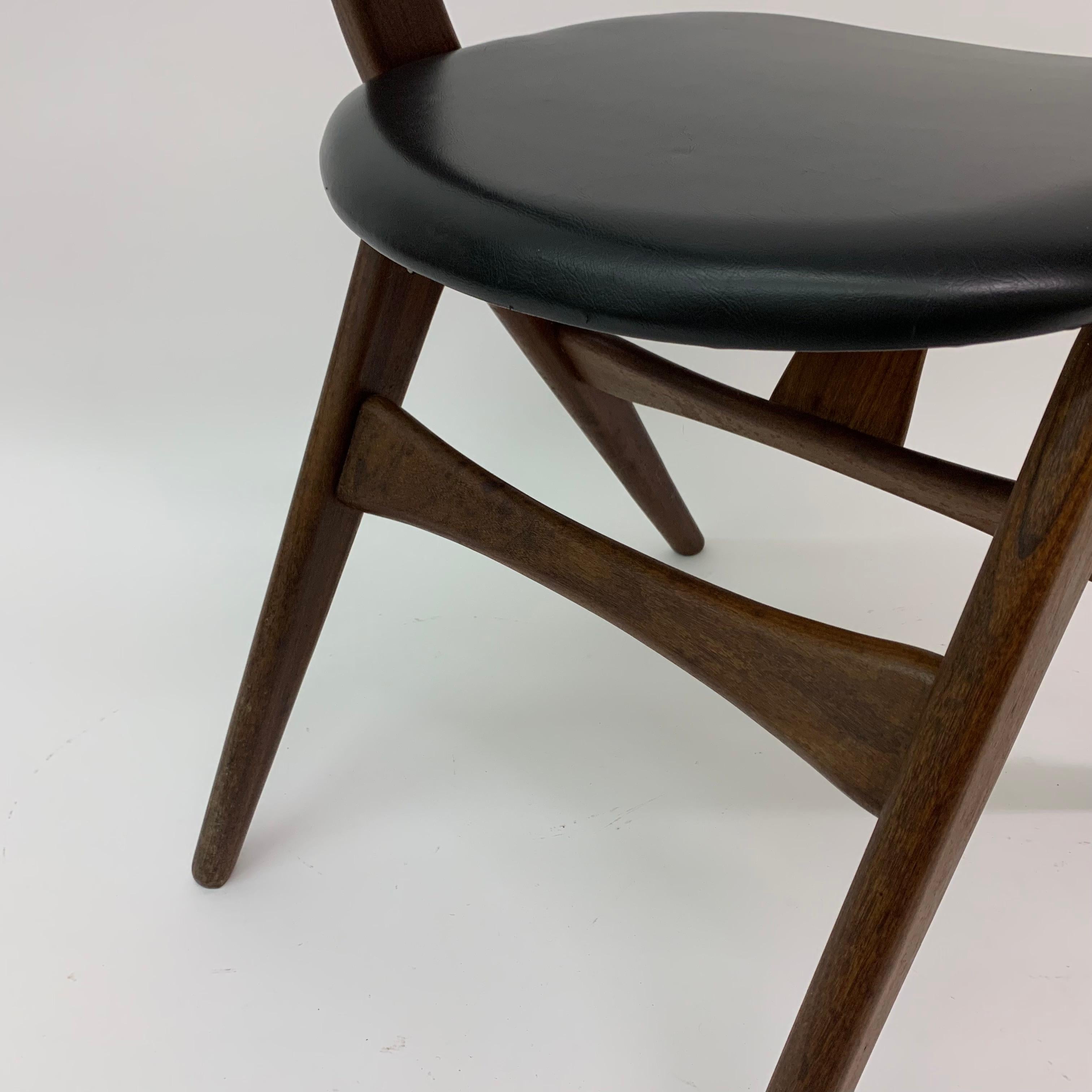 Vintage dining chair by Louis van Teeffelen , 1960’s For Sale 12