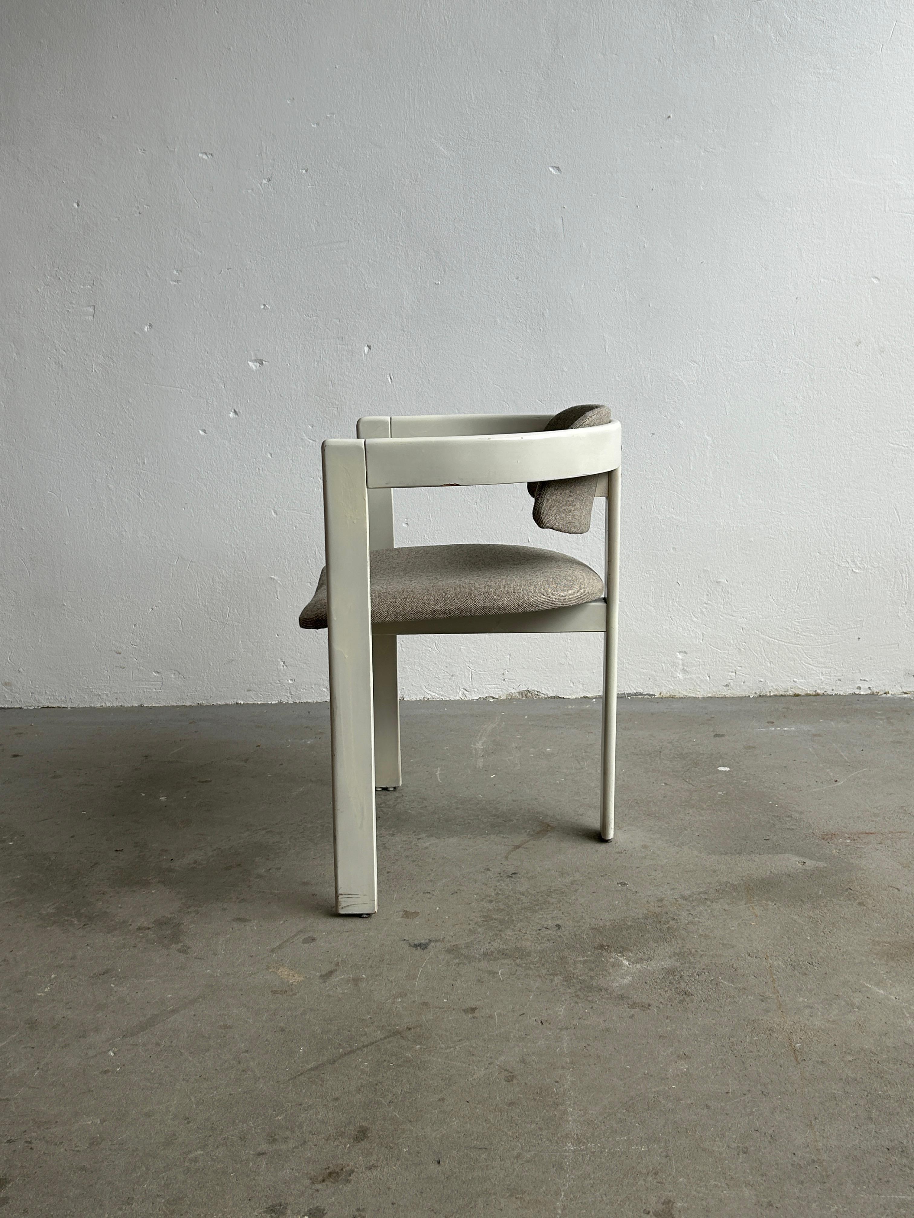 Upholstery Vintage Dining Chair in Style of 'Pamplona' Chair by Augusto Savini for Pozzi