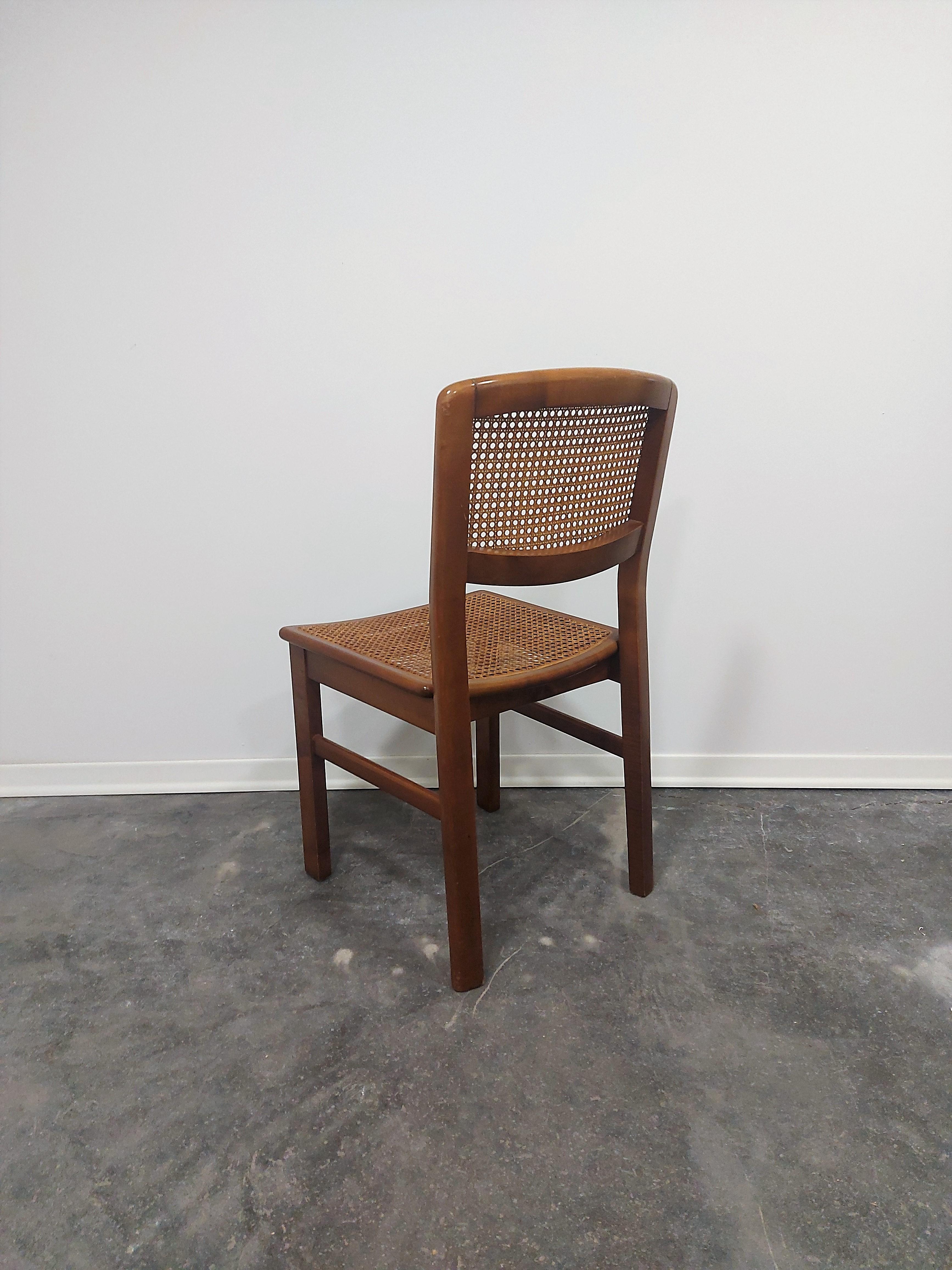 Cane Vintage Dining Chairs, 1970s, Price Per Piece For Sale