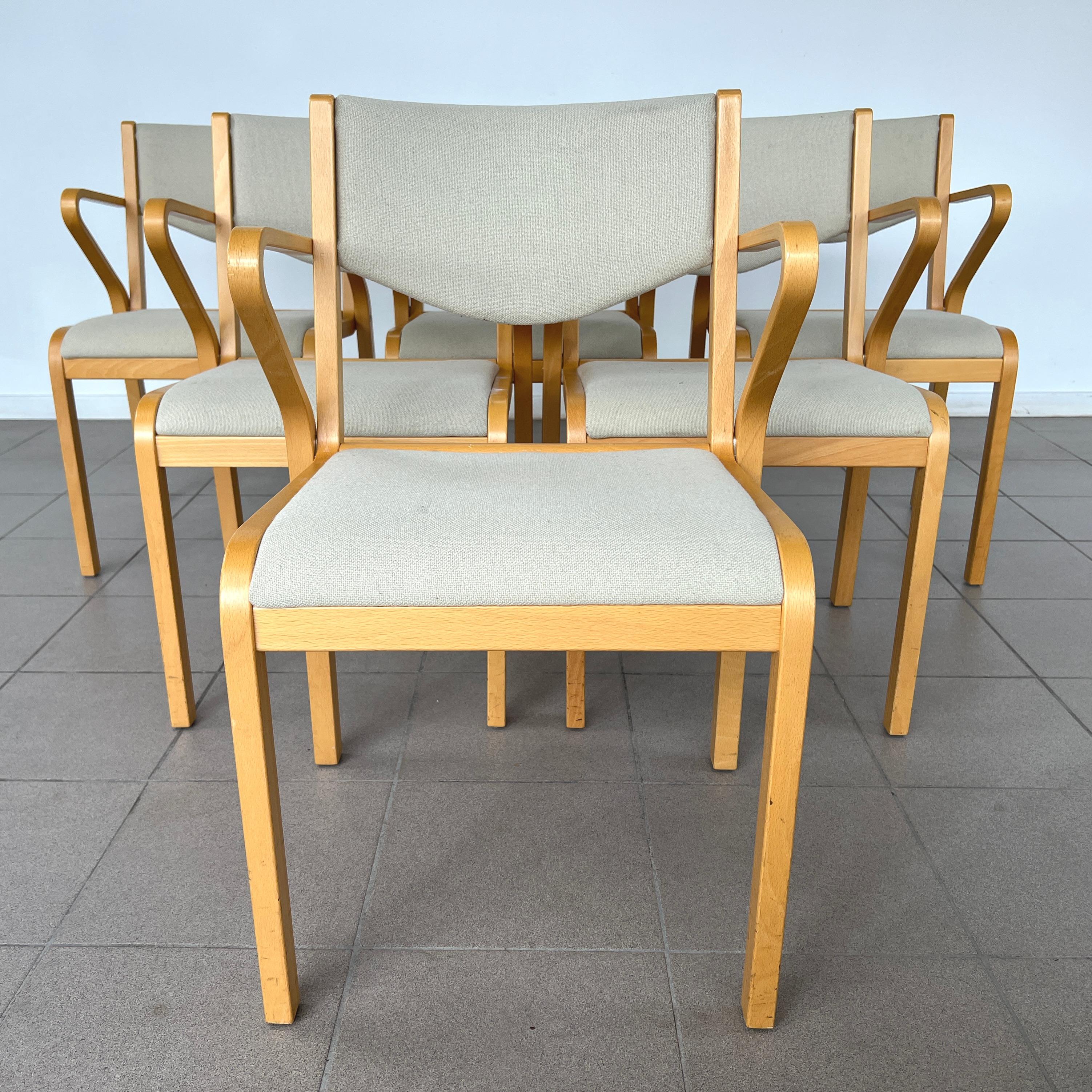 Chaises de salle à manger vintage, années 1980 - Lot de 6 État moyen - En vente à Bridgeport, CT